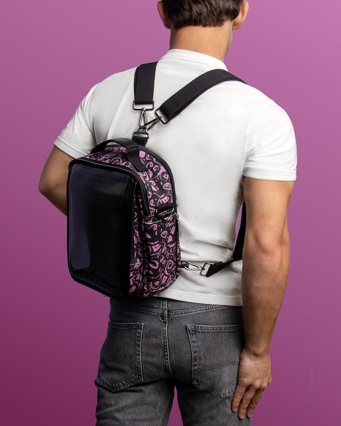 Neopets Ita Mini Messenger Bag: Wraith