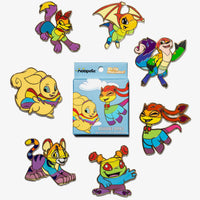 Neopets Blind Box Enamel Pins - Rainbow Series