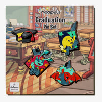 Neopets Graduation Pin Set