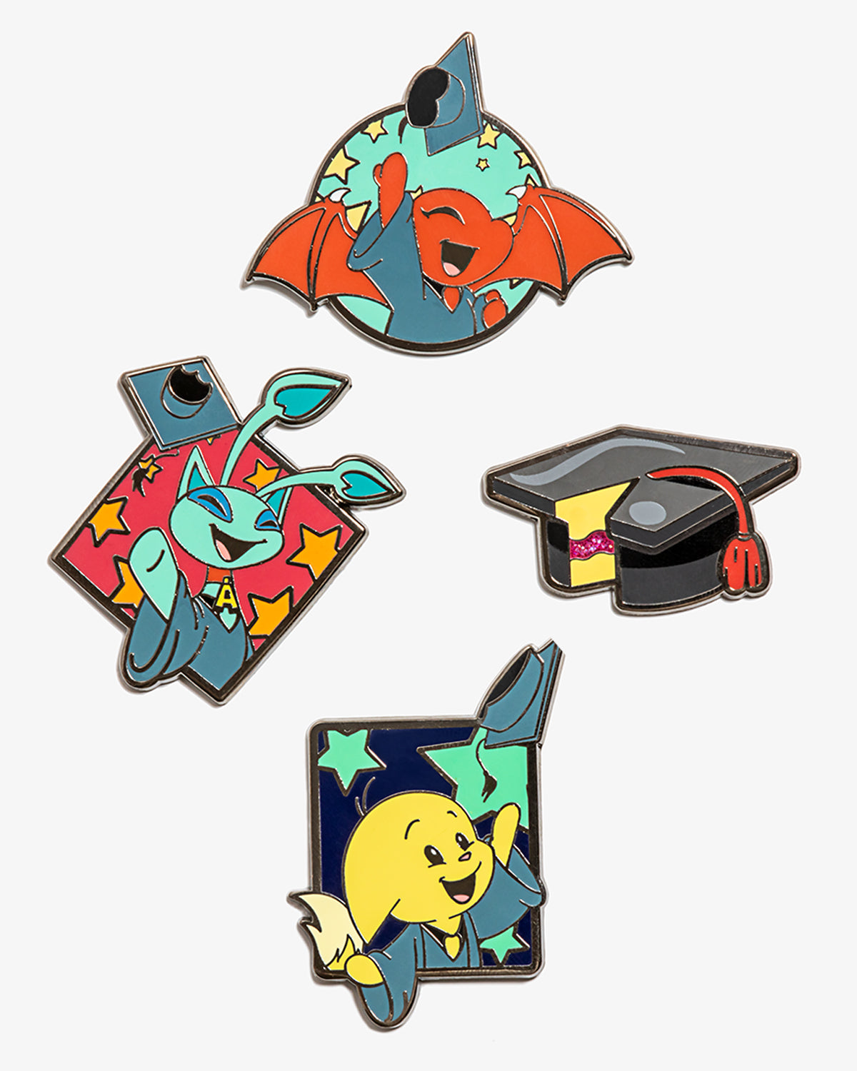 Neopets Graduation Pin Set