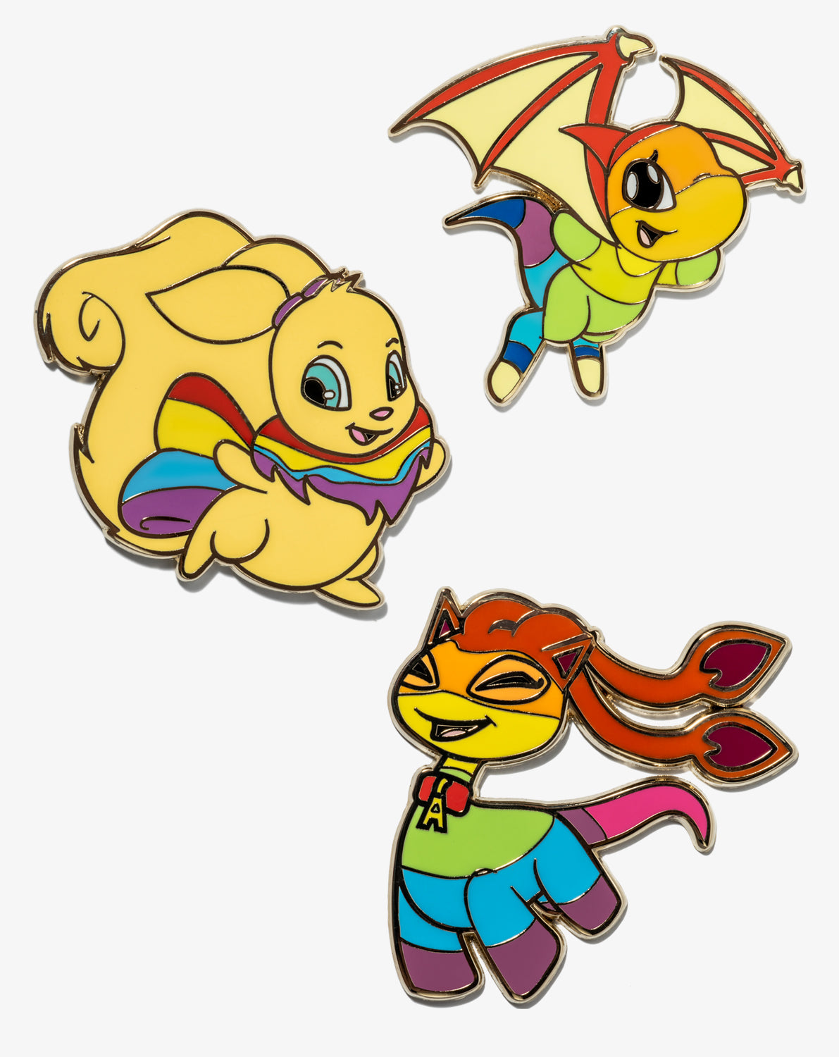 Neopets Blind Box Enamel Pins - Rainbow Series